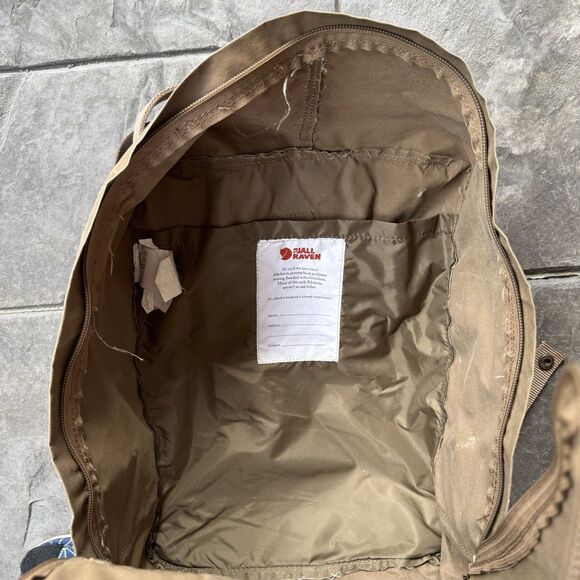 Fjallraven Kanken Water Resistant Backpack Clay Work Travel Laptop Daily 14'' - Picture 7 of 8